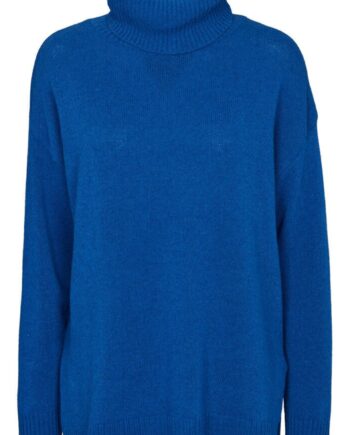 Basic Apparel Strik Line  -neck Princess Blue