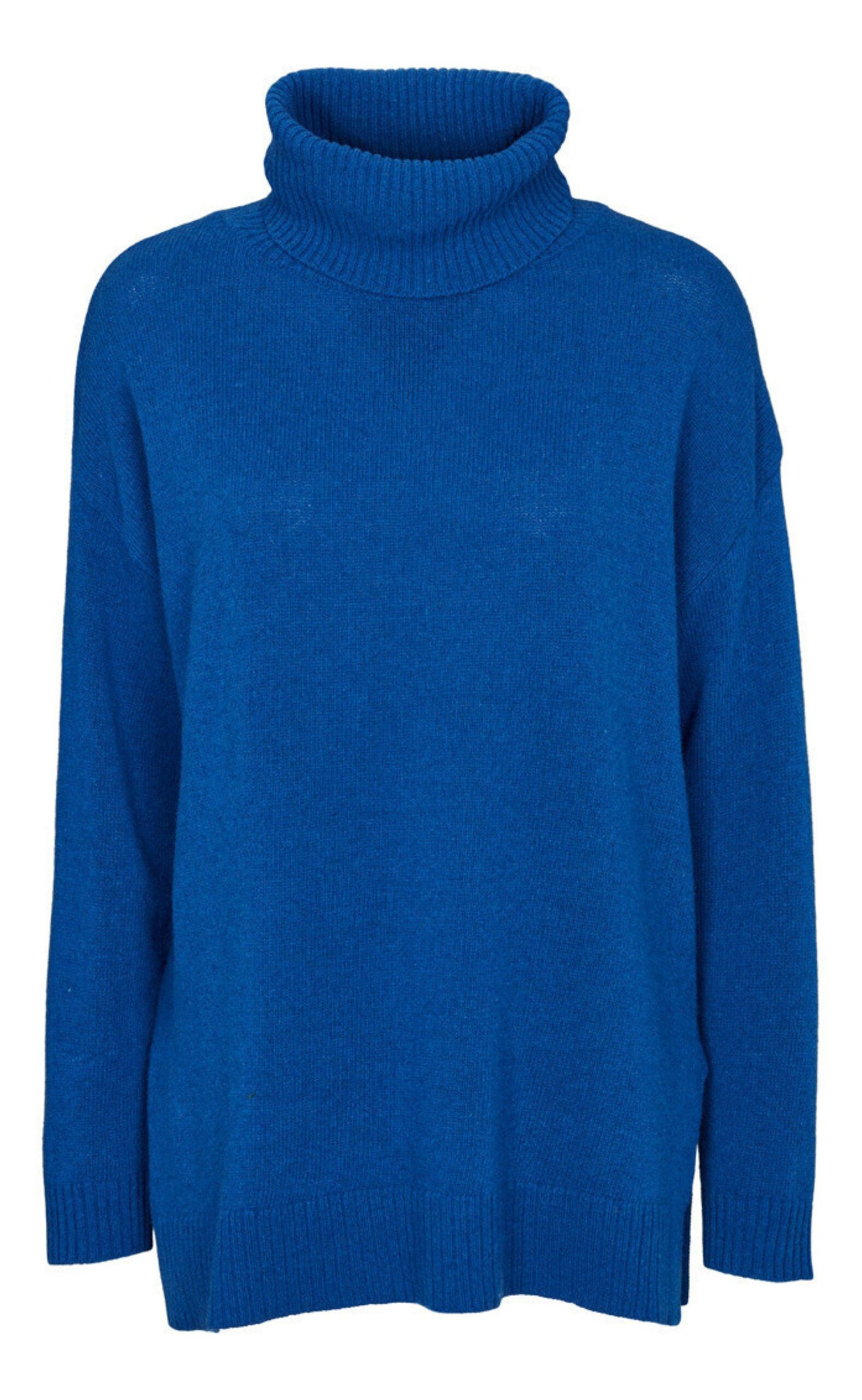 Basic Apparel Strik Line -neck Princess Blue