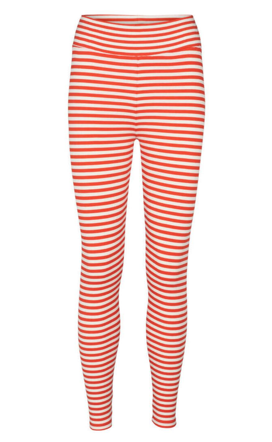 Basic Apparel Tights Ludmilla Spicy Orange Whisper White