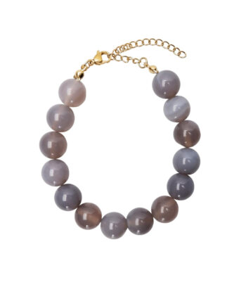 Black Colour Armbånd Ezra Grey