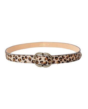 Black Colour Bælte Jenny Leopard