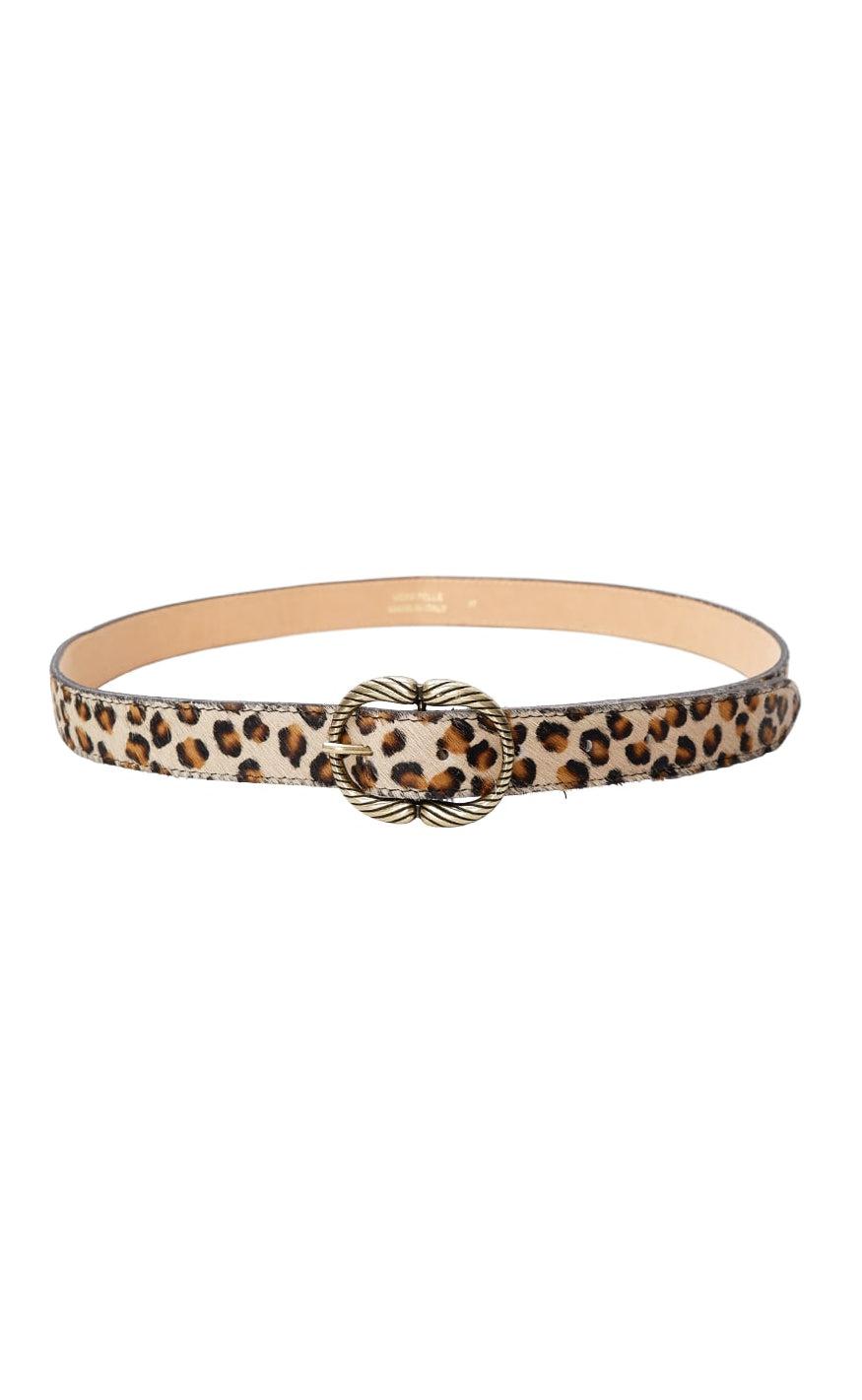 Black Colour Bælte Jenny Leopard