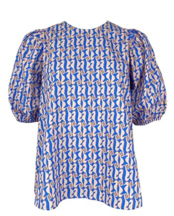 Black Colour Bluse Delia Blue