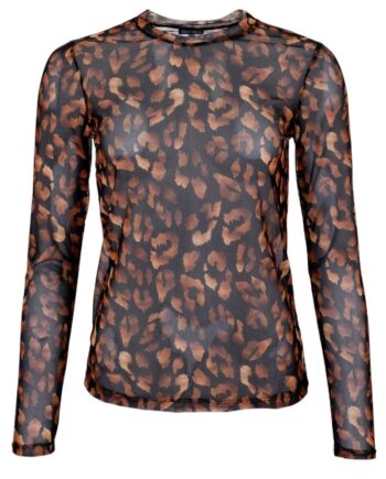 Black Colour Bluse Florence Golden Animal