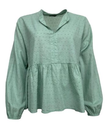 Black Colour Bluse Frigg Cotton Mint