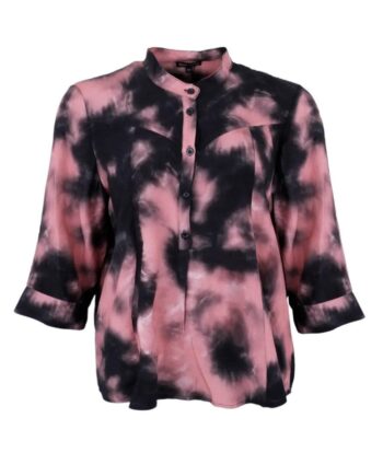 Black Colour Bluse Kenna Black Rose