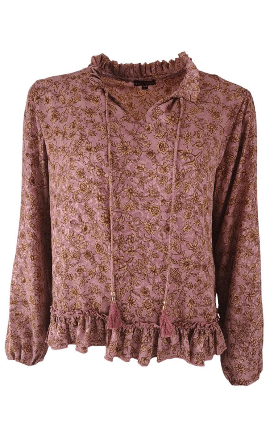 Black Colour Bluse Luna Ray Poetry Rose