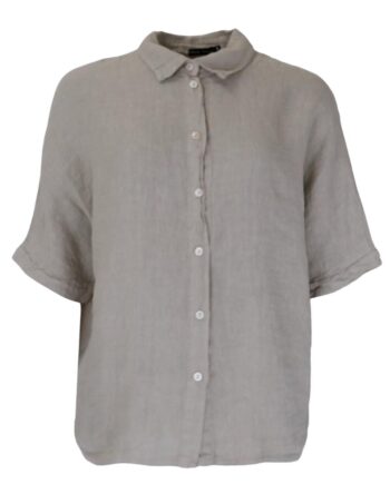 Black Colour Bluse Melina Beige