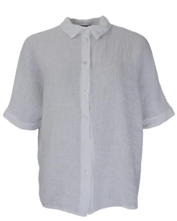 Black Colour Bluse Melina White