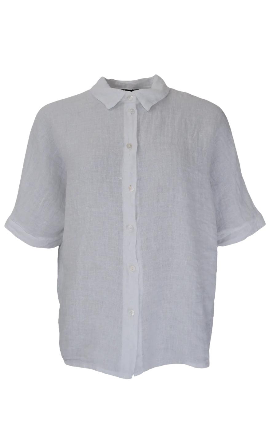 Black Colour Bluse Melina White
