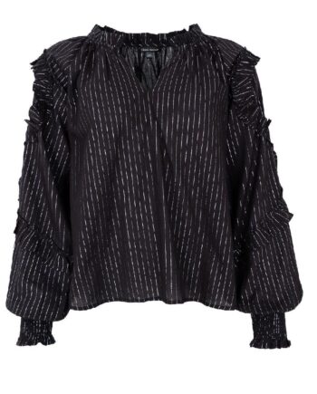 Black Colour Bluse Nova Black