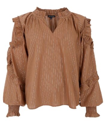 Black Colour Bluse Nova Frappe