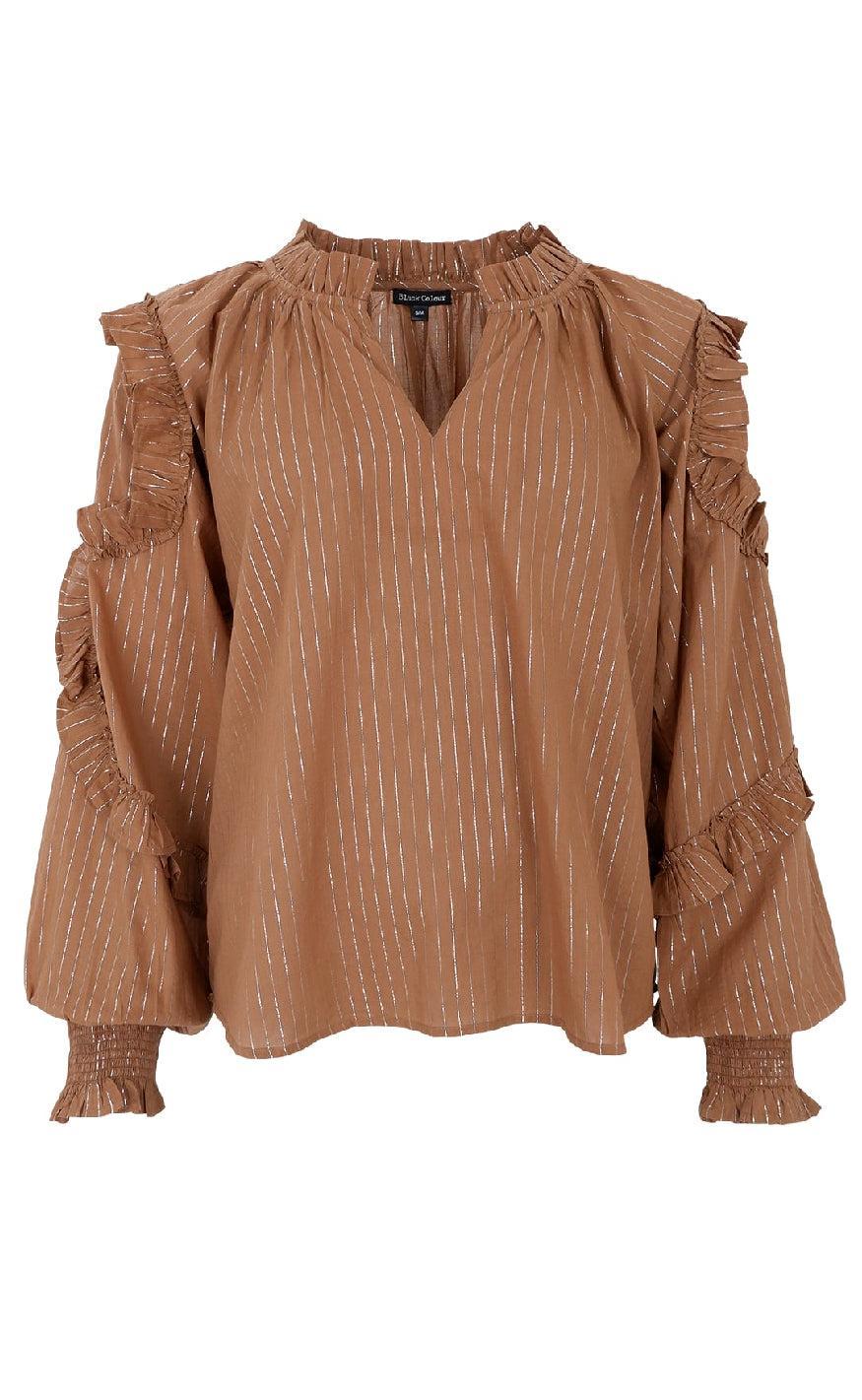 Black Colour Bluse Nova Frappe