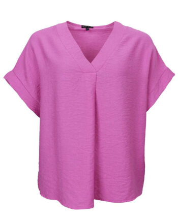 Black Colour Bluse Samos Pink