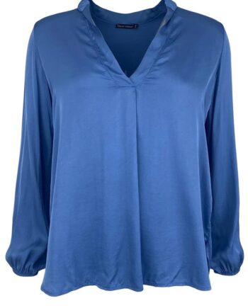Black Colour Bluse Vibella Blue