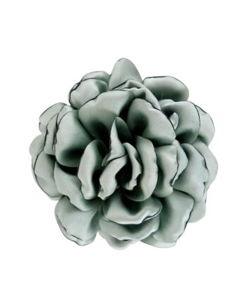 Black Colour Broche Fiora Dust Green