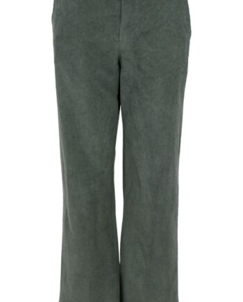 Black Colour Bukser Cora Moss Green