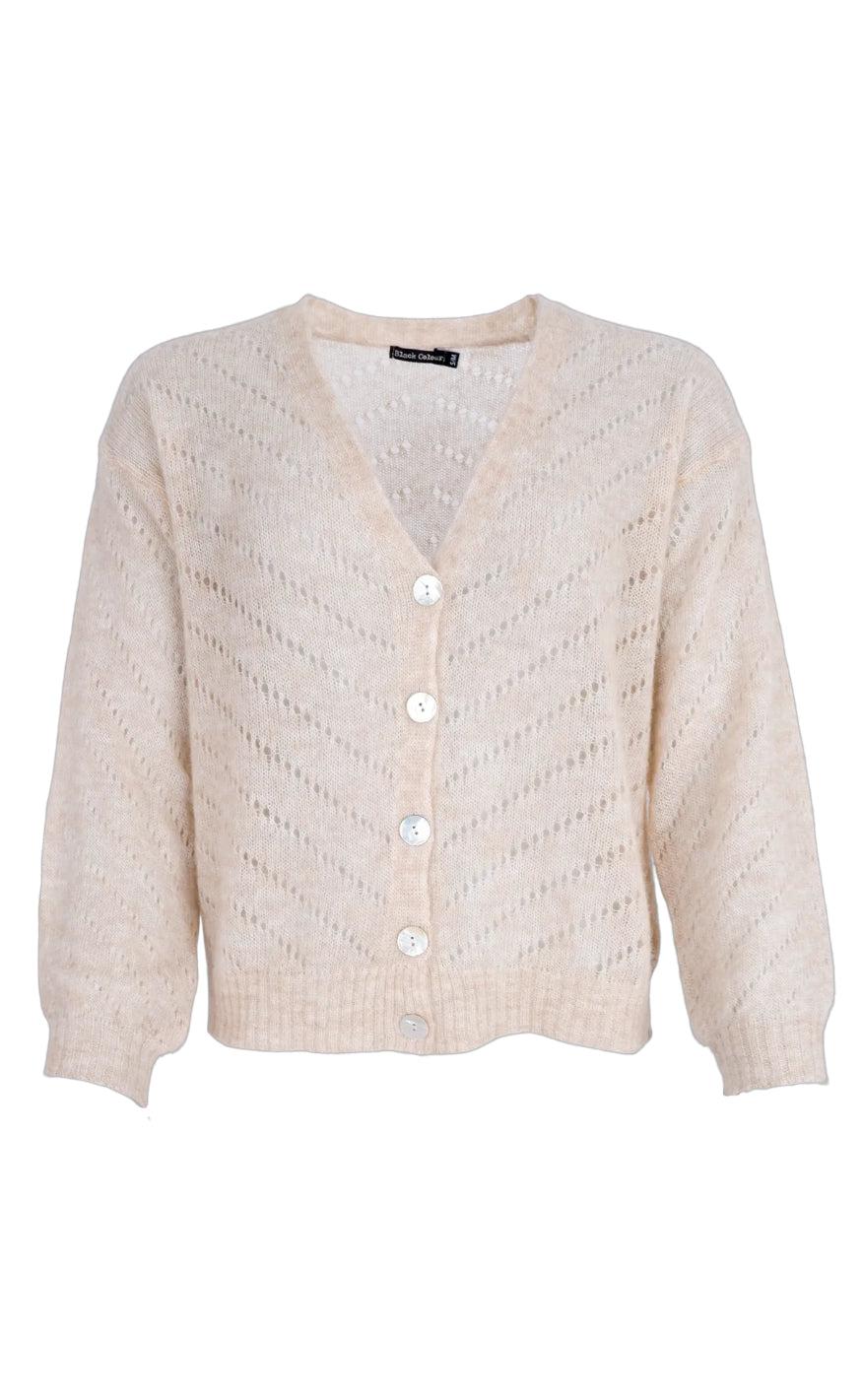 Black Colour Cardigan Dell Natural