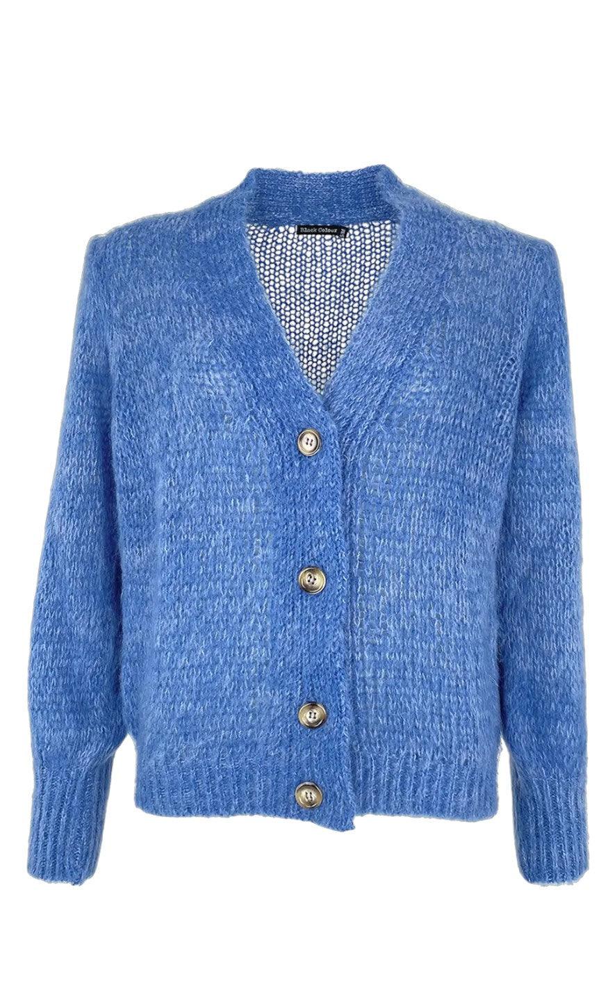Black Colour Cardigan Simona Blue