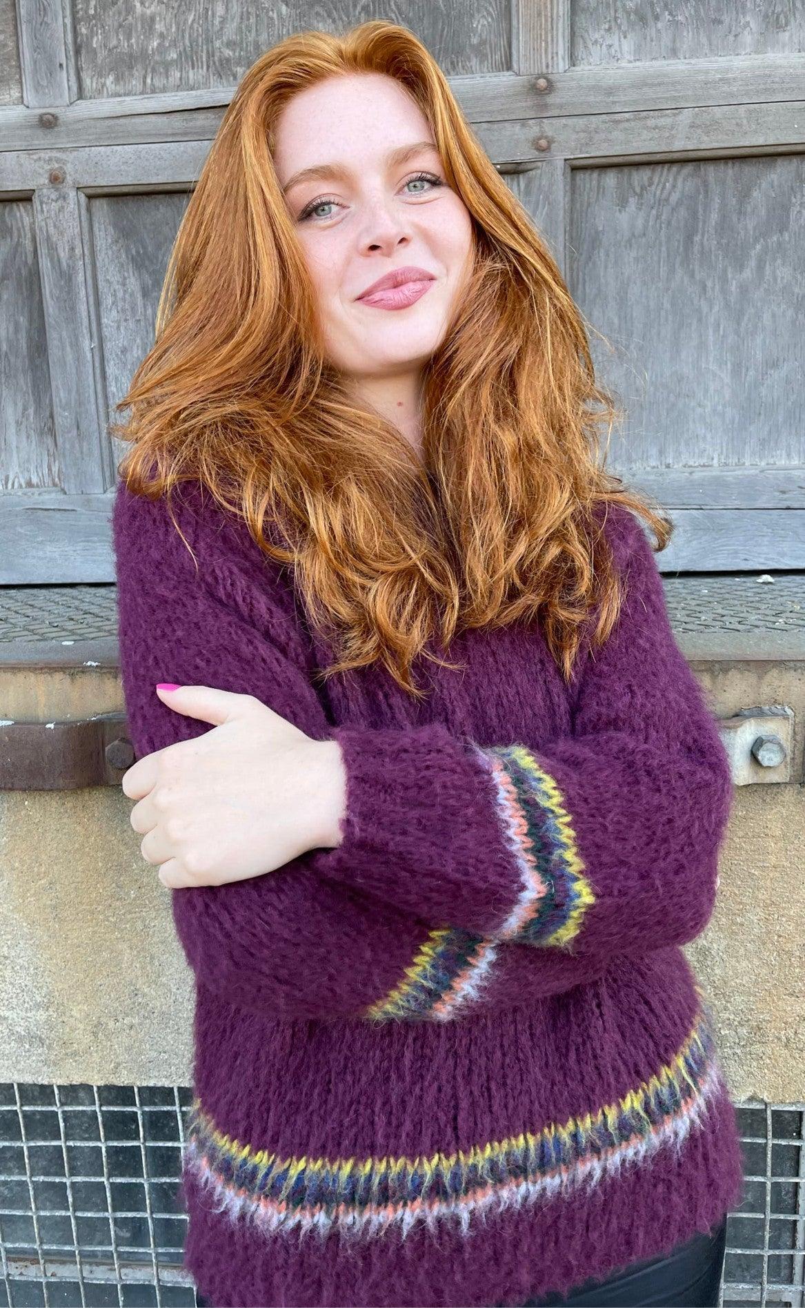Black Colour Jumper Tonya Wine