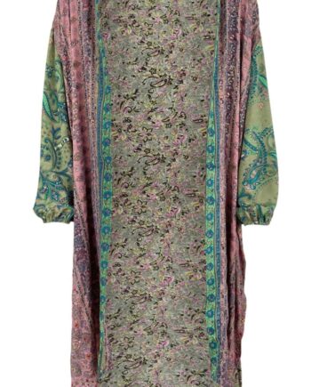 Black Colour Kimono Luna Long  Army Mix