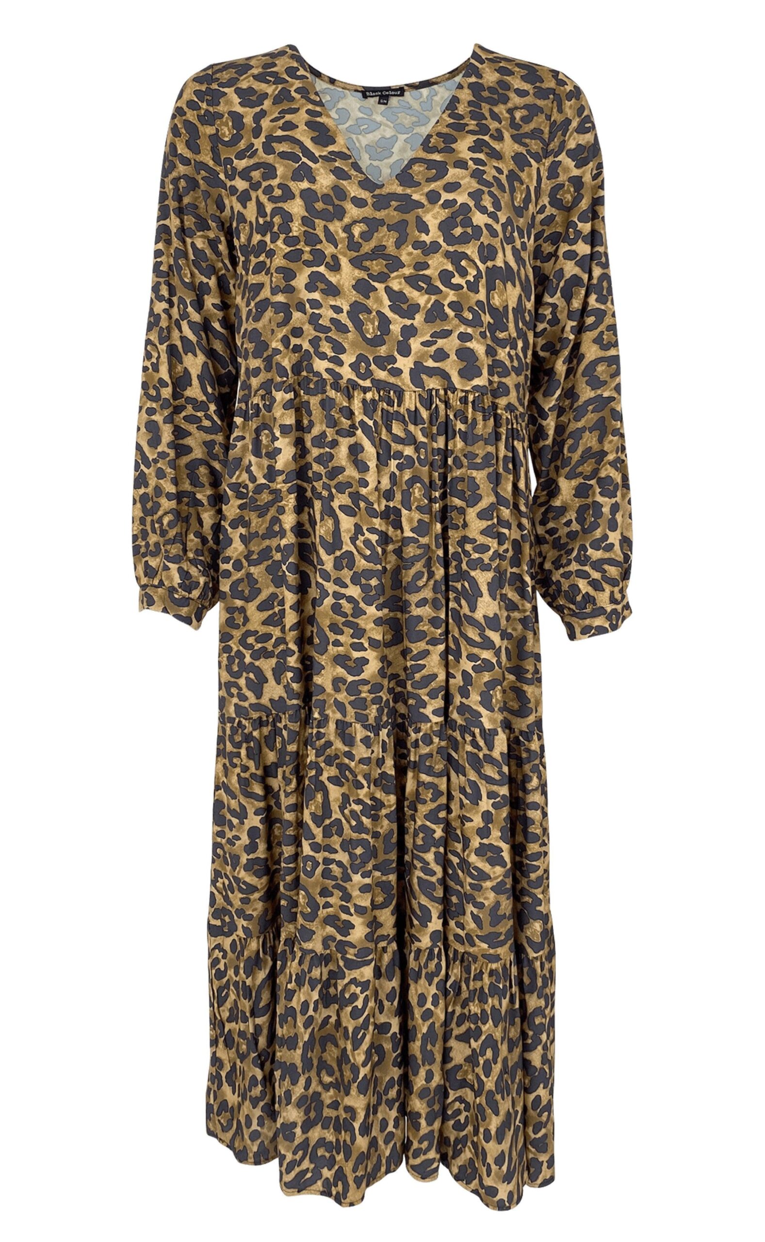 Black Colour Kjole Ginny Army Leo