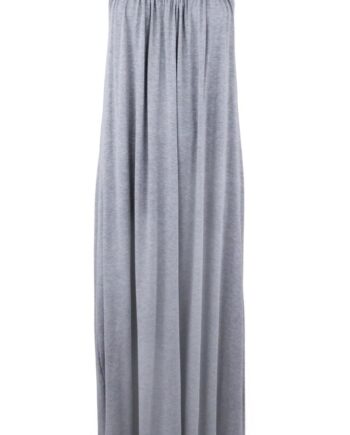 Black Colour Kjole Jennifer Long Strap Grey Melange
