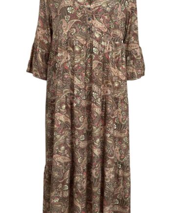 Black Colour Kjole Luna Boho Long Cashmere Blush