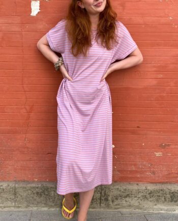 Black Colour Kjole Polly Jersey Lavender