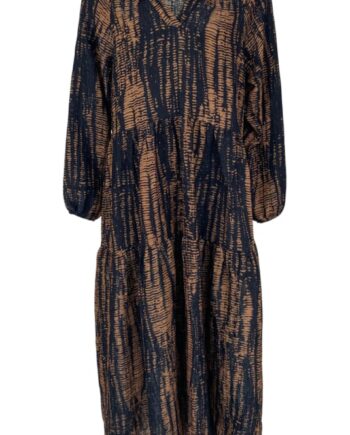 Black Colour Kjole Riza Camel
