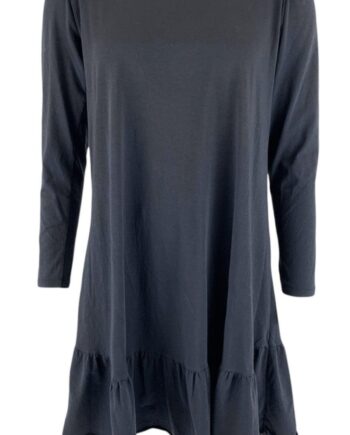 Black Colour Kjole Sanja Jersey Black