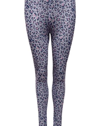Black Colour Leggings Florence Mesh Rose Leo