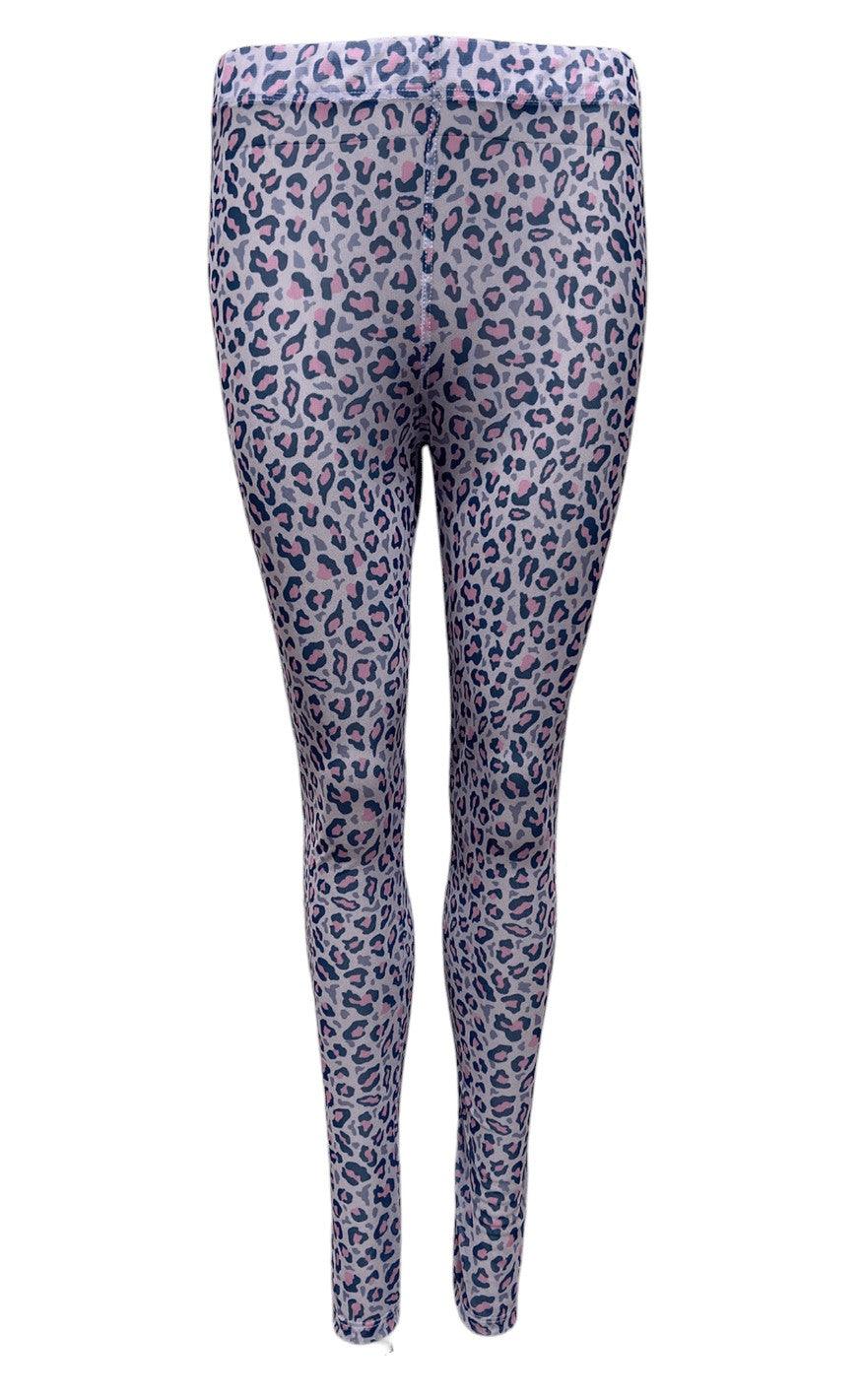 Black Colour Leggings Florence Mesh Rose Leo