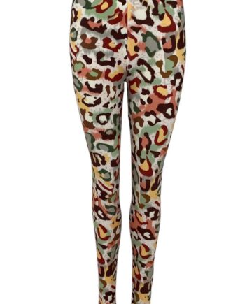 Black Colour Leggings Robyn Army Jungle