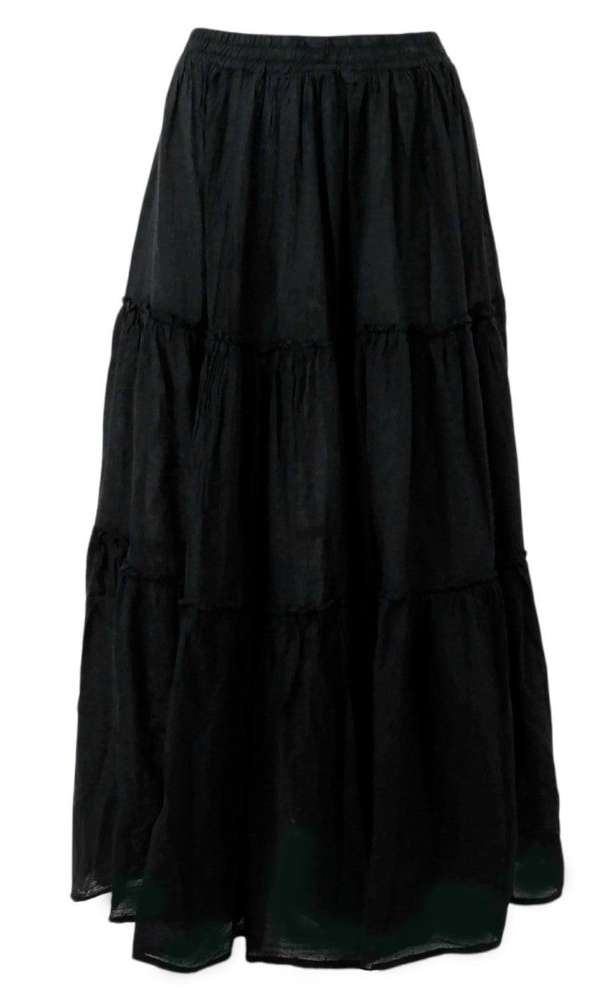 Black Colour Nederdel Adelaine Black