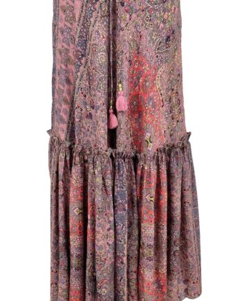 Black Colour Nederdel Luna Boho Winter Rose