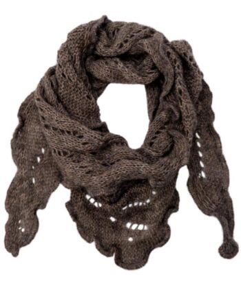 Black Colour Scarf Siri Mini Ash