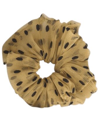 Black Colour Scrunchie Andrea Yellow