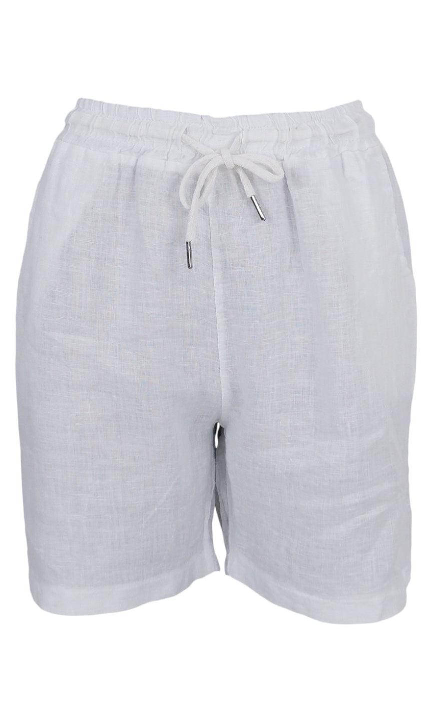 Black Colour Shorts Melina White