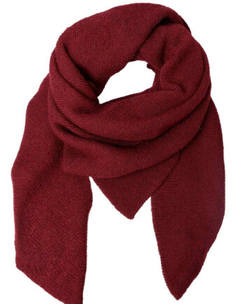Black Colour Tørklæde Bex Solid Wine