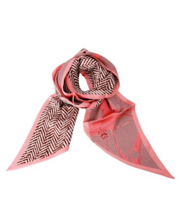 Black Colour Tørklæde Lonnie Pink