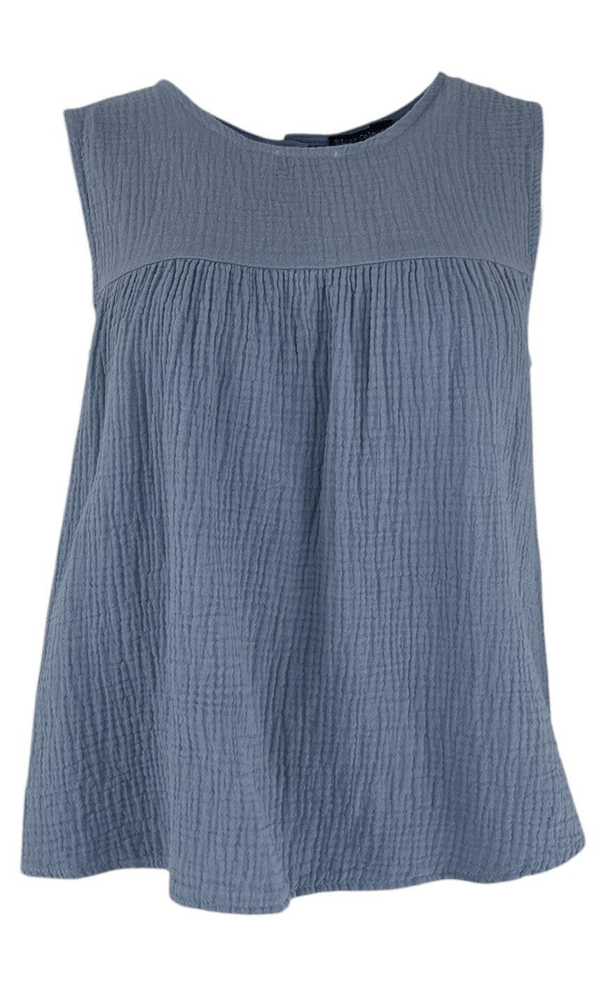 Black Colour Top Dune Light Blue