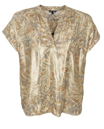 Black Colour Top Luna Andrea Golden Sand