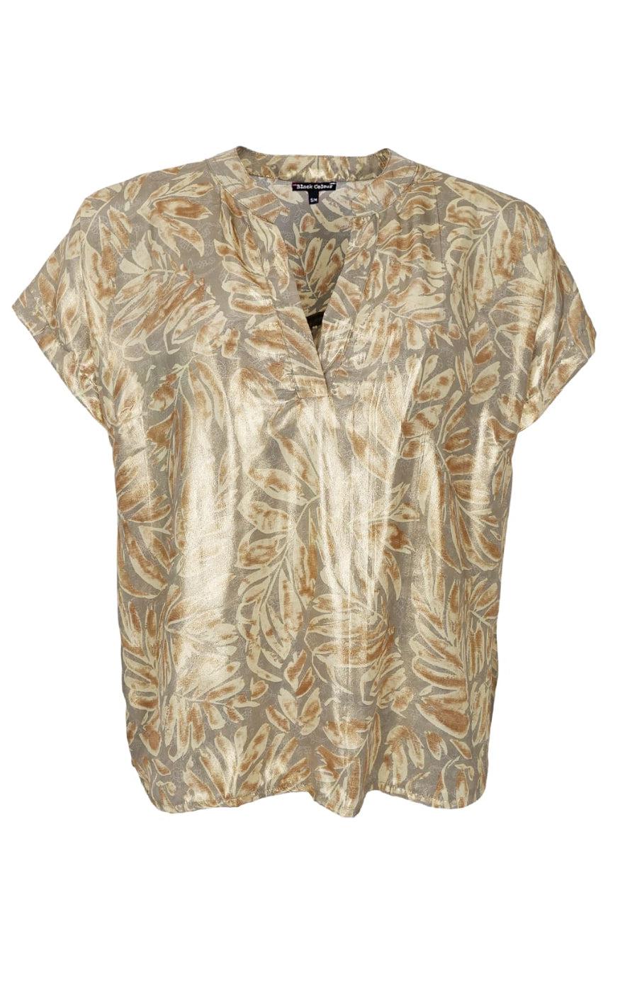 Black Colour Top Luna Andrea Golden Sand