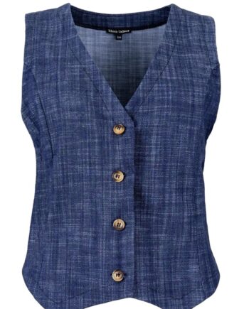 Black Colour Vest Box Navy
