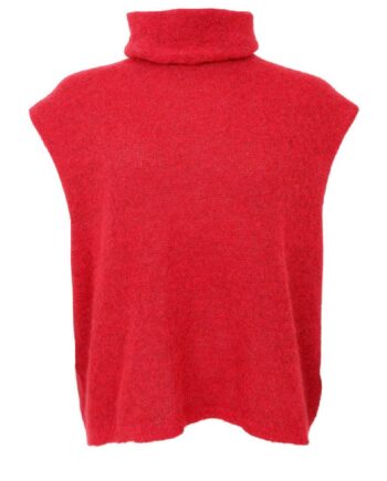 Black Colour Vest Dell Red