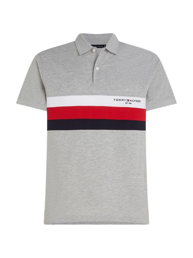 Chest Colourblock Slim Polo