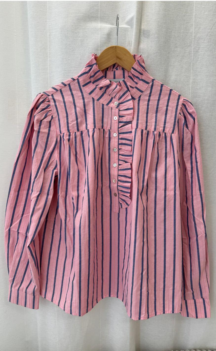 Continue Bluse Ariana Pink Stripe