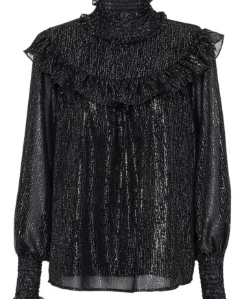 Continue Bluse Karina Black    Gold