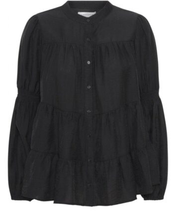 Continue Bluse Sanna Solid Black